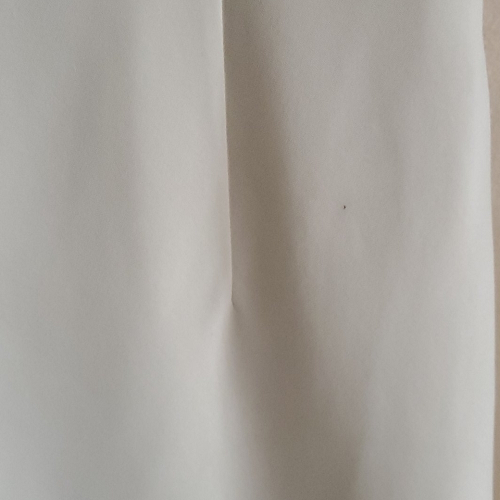 Creme colored beaded cocktail dress - Picture 10 of 11